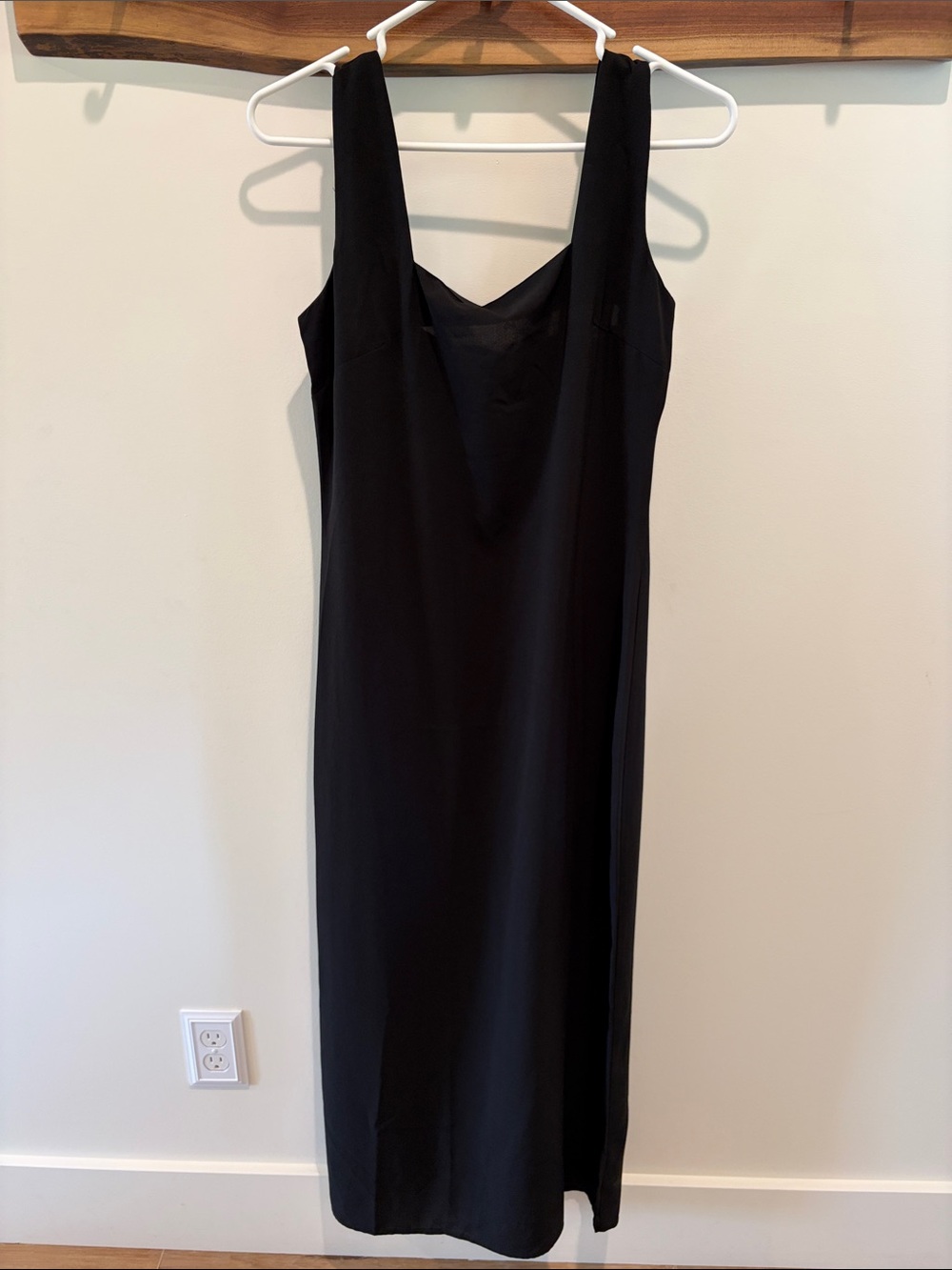 Cupshe Black Maxi Dress with Slit